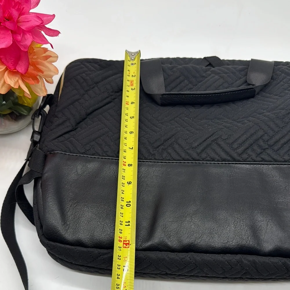 Bagsmart Black Quilted Computer Bag TOT7893B